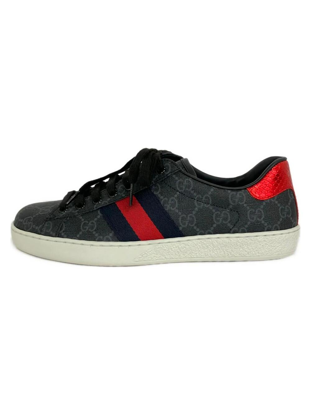 Gucci Ace Gg Supreme Dark Gray Black #350702G60B